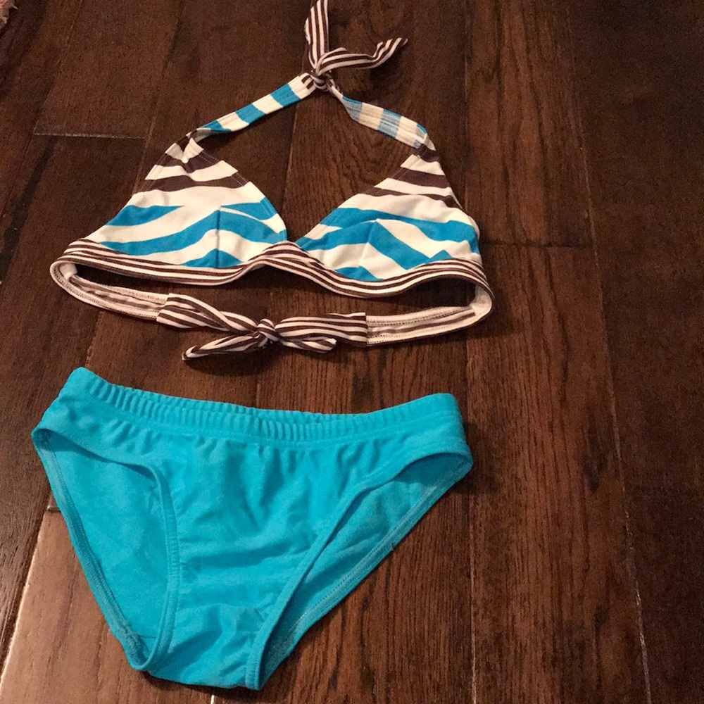 Decathalon stripped Bikini set